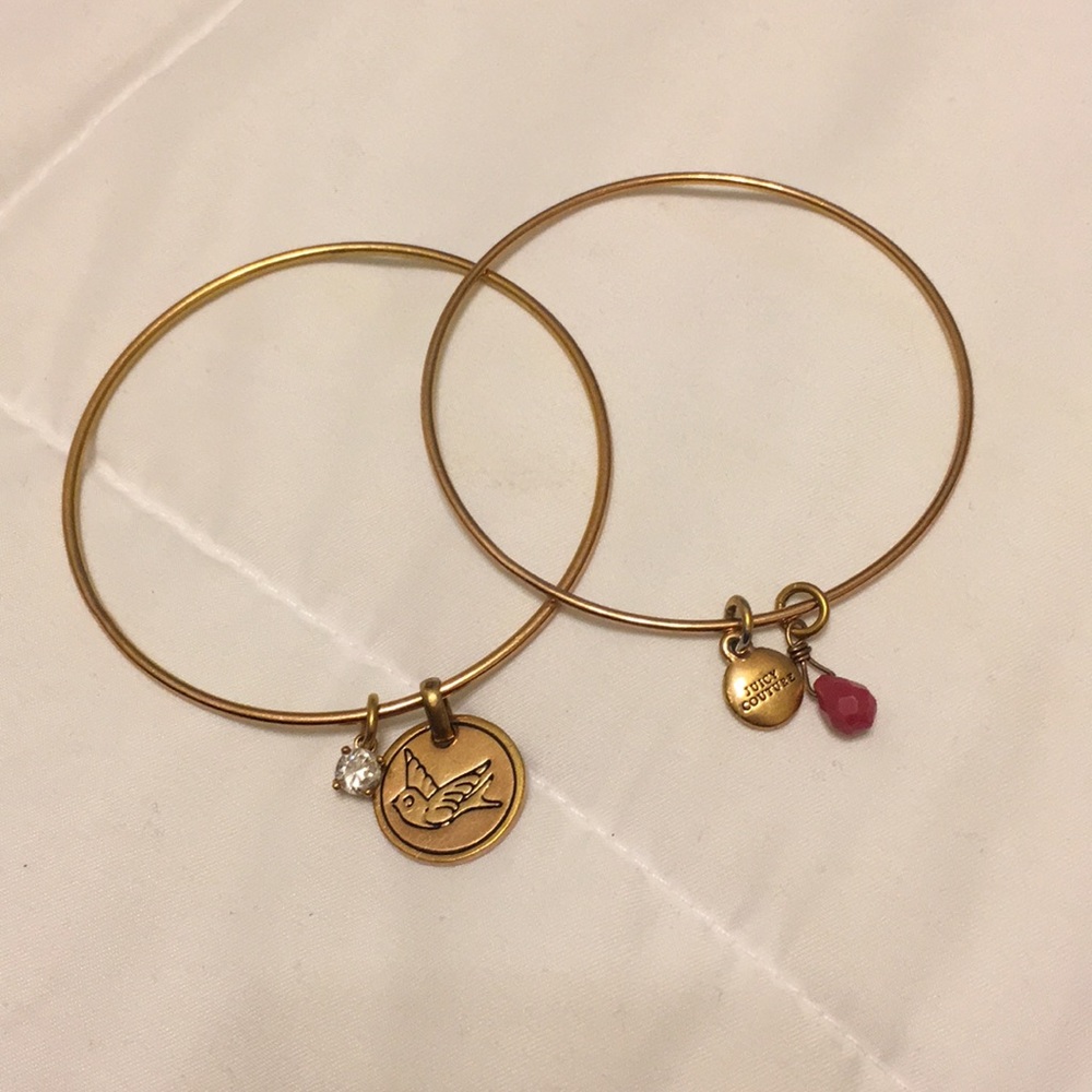 Juicy Couture Rose Gold Bangles